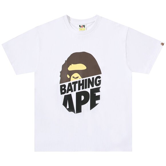 Bape Peek Big Ape Head T-shirt White | A Bathing Ape - Picture 1 of 2